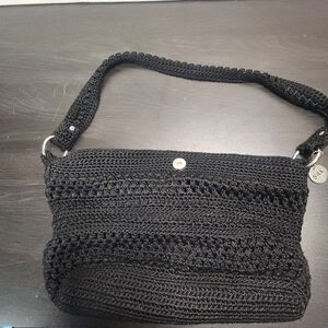 Black  SakCrochet Shoulder Bag